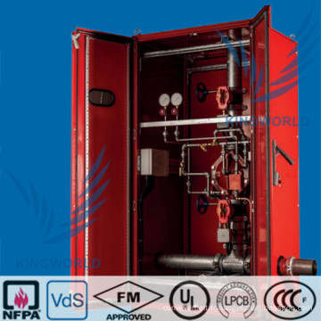 Ensemble de protection incendie déluge intégré dans l&#39;armoire DV-5 Red-E